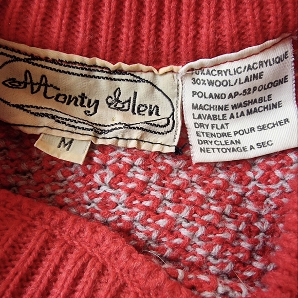 Monty Glen Vintage Oversized Grandpa Unisex Sweater - Picture 5 of 5